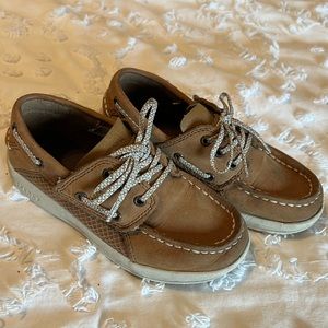 Boys Sperry Lanyard Boat Shoe- Velcro